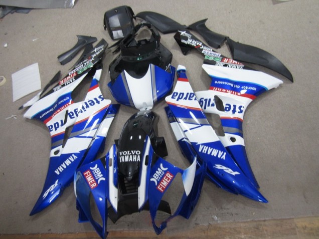 R6 06-07 Motorrad Verkleidungen - Weiß Blau Sterilgarda Volvo R6 06-07 Motorrad Verkleidungen - Weiß Blau Sterilgarda Volvo