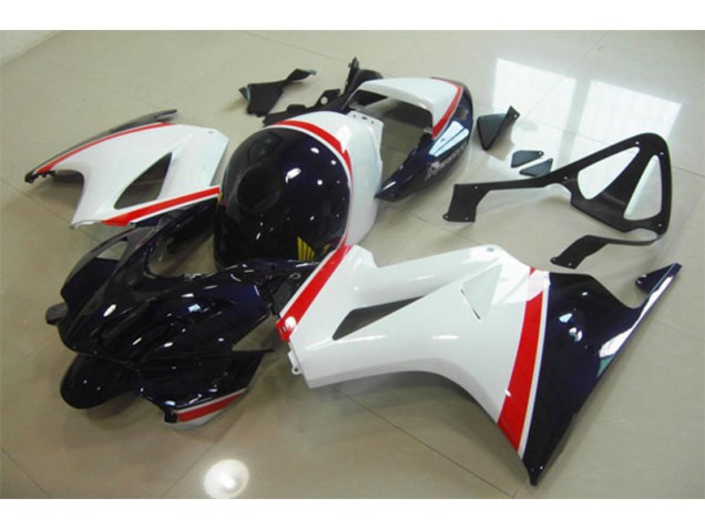 VFR 800 02-13 Motorrad Verkleidungen - Weiß Blau VFR 800 02-13 Motorrad Verkleidungen - Weiß Blau