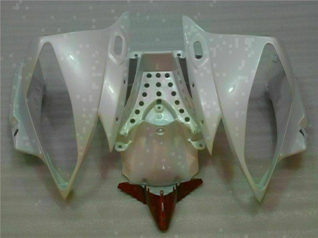 R6 06-07 Motorrad Verkleidungen - Weiß Braun