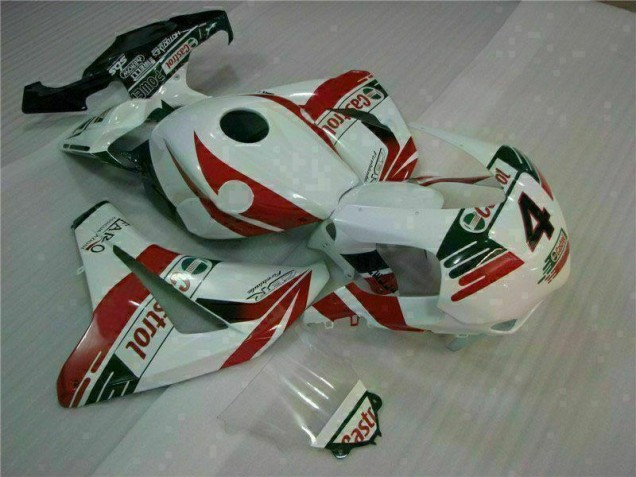 CBR 1000 RR 08-11 Motorrad Verkleidungen - Weiß Castrol 4 CBR 1000 RR 08-11 Motorrad Verkleidungen - Weiß Castrol 4