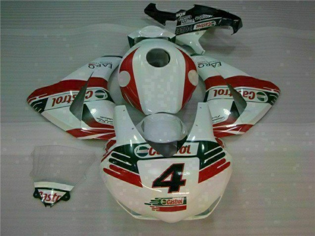 CBR 1000 RR 08-11 Motorrad Verkleidungen - Weiß Castrol 4 CBR 1000 RR 08-11 Motorrad Verkleidungen - Weiß Castrol 4