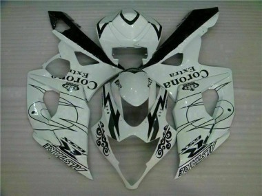 GSXR 1000 K5 05-06 Motorrad Vollverkleidung - Weiß