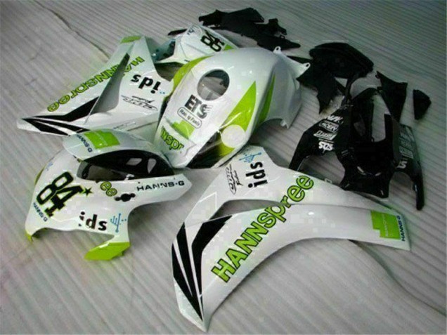 CBR 1000 RR 08-11 Motorrad Verkleidungen - Weiß Grün Hannspree 84 CBR 1000 RR 08-11 Motorrad Verkleidungen - Weiß Grün Hannspree 84