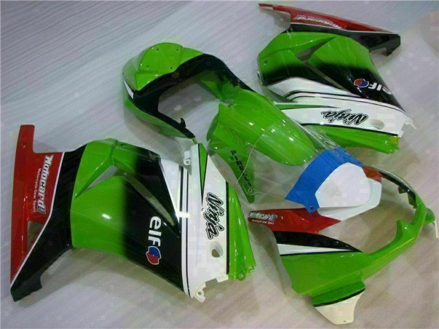 EX250 08-12 Motorrad Verkleidungen - Weiß Grün Schwarz Ninja EX250 08-12 Motorrad Verkleidungen - Weiß Grün Schwarz Ninja