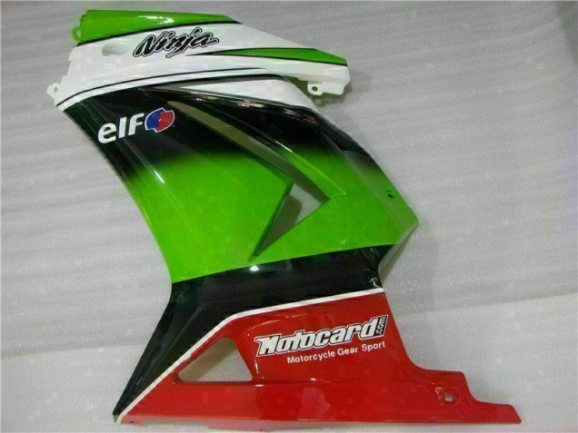 EX250 08-12 Motorrad Verkleidungen - Weiß Grün Schwarz Ninja EX250 08-12 Motorrad Verkleidungen - Weiß Grün Schwarz Ninja