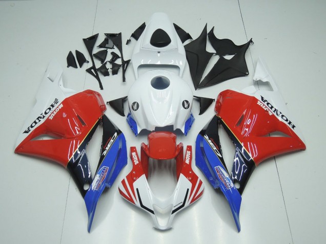 CBR 600 RR 09-12 Motorrad Verkleidungen - Weiß Motul Rot Blau CBR 600 RR 09-12 Motorrad Verkleidungen - Weiß Motul Rot Blau