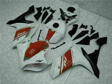 R1 07-08 Motorrad Verkleidungen - Weiß