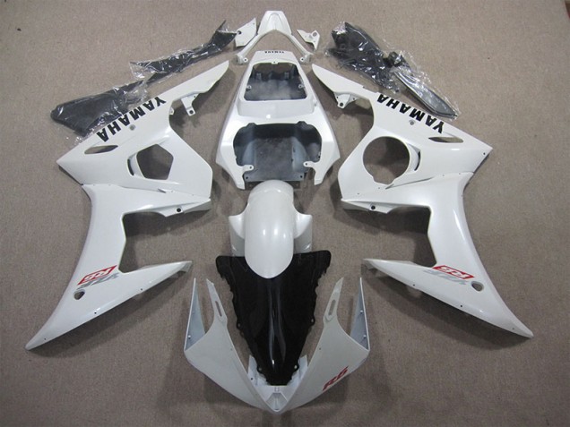 R6 03-05 Motorrad Verkleidung - Weiß R6 03-05 Motorrad Verkleidung - Weiß