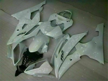 R6 08-16 Motorrad VollVerkleidungen & Plastik - Weiß
