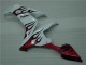 R1 04-06 Motorrad Verkleidungen - Weiß Rot Flamme R1 04-06 Motorrad Verkleidungen - Weiß Rot Flamme