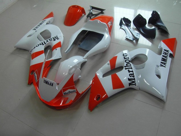 R6 98-02 Motorrad Verkleidungen - Weiß Rot Marlboro R6 98-02 Motorrad Verkleidungen - Weiß Rot Marlboro
