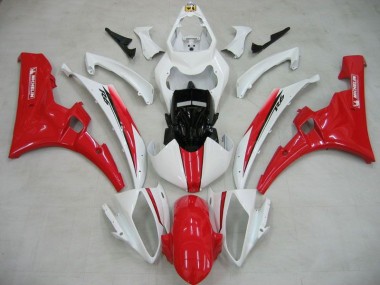 R6 06-07 Motorrad Verkleidungen - Weiß Rot Michelin