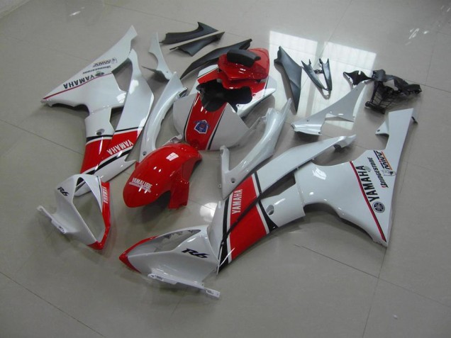 R6 08-16 Motorrad Verkleidungen - Weiß Rot OEM Stil R6 08-16 Motorrad Verkleidungen - Weiß Rot OEM Stil