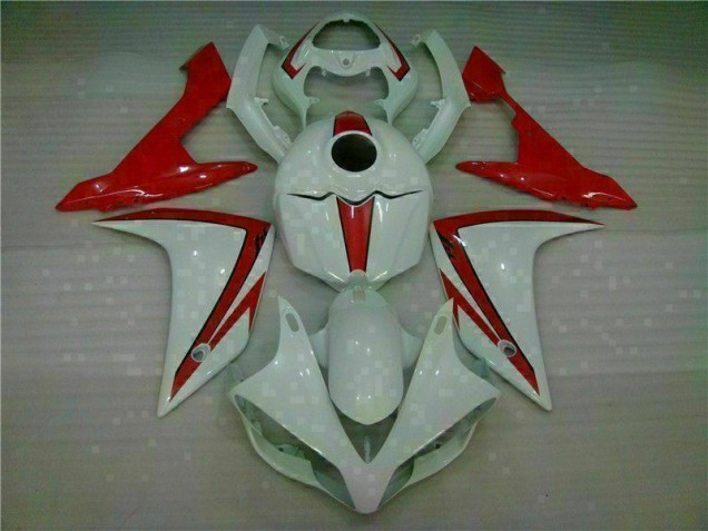 R1 07-08 Motorrad Verkleidungen - Weiß Rot R1 07-08 Motorrad Verkleidungen - Weiß Rot