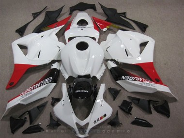 CBR 600 RR 09-12 Motorrad Verkleidungen - Weiß Rot Schwarz Mugen
