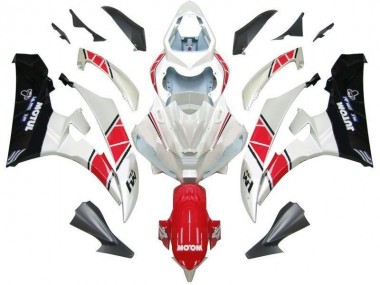 R6 06-07 Motorrad Verkleidungen - Weiß Rot Schwarz