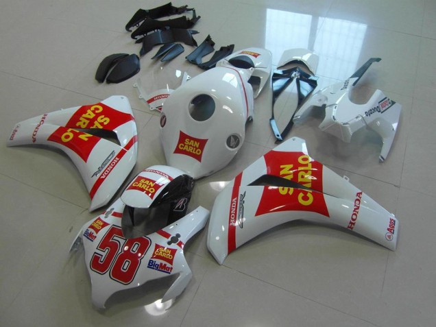 CBR 1000 RR 08-11 Motorrad Verkleidungen - Weiß San Carlo CBR 1000 RR 08-11 Motorrad Verkleidungen - Weiß San Carlo