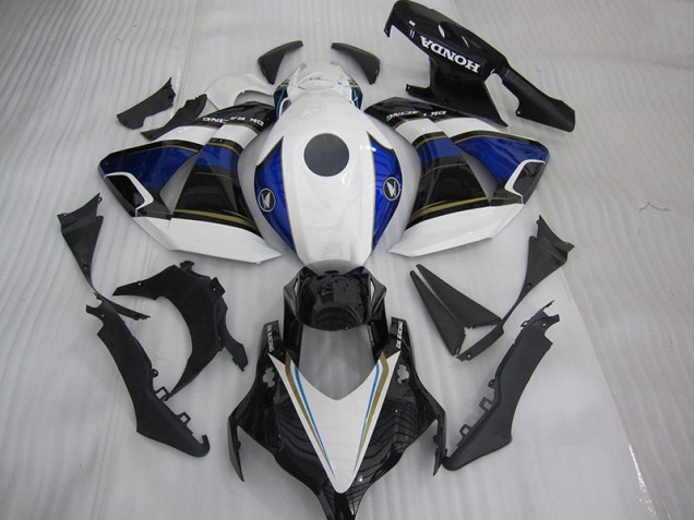 CBR 1000 RR 08-11 Motorrad Verkleidungen - Weiß Schwarz Blau CBR 1000 RR 08-11 Motorrad Verkleidungen - Weiß Schwarz Blau