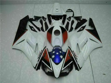 CBR 1000 RR 04-05 Motorrad Verkleidung - Weiß Schwarz
