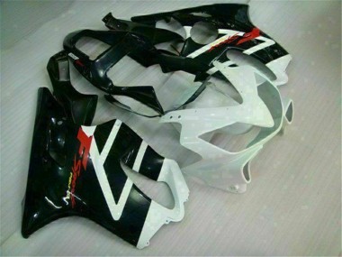 CBR 600 F4i 01-03 Motorrad Verkleidung - Weiß Schwarz