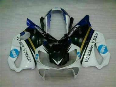 CBR 600 F4i 04-07 Motorrad Verkleidung - Weiß Schwarz