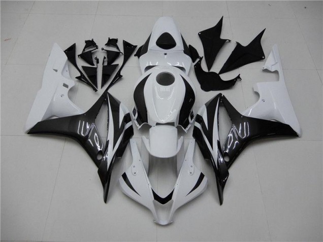 CBR 600 RR 07-08 Motorrad Verkleidungen - Weiß Schwarz CBR 600 RR 07-08 Motorrad Verkleidungen - Weiß Schwarz