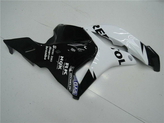 CBR 600 RR 09-12 Motorrad Verkleidung - Weiß Schwarz CBR 600 RR 09-12 Motorrad Verkleidung - Weiß Schwarz