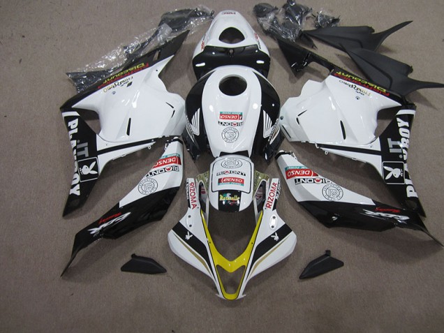 CBR 600 RR 09-12 Motorrad Verkleidungen - Weiß Schwarz DENSO RIZOMA CBR 600 RR 09-12 Motorrad Verkleidungen - Weiß Schwarz DENSO RIZOMA