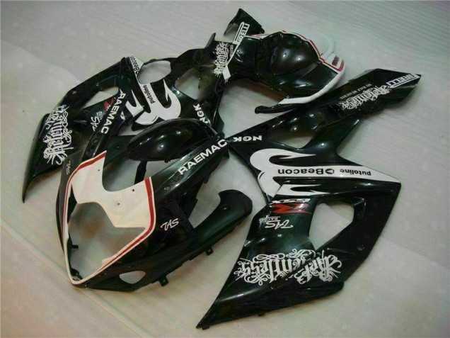 GSXR 1000 K5 05-06 Motorrad Verkleidung - Weiß Schwarz GSXR 1000 K5 05-06 Motorrad Verkleidung - Weiß Schwarz