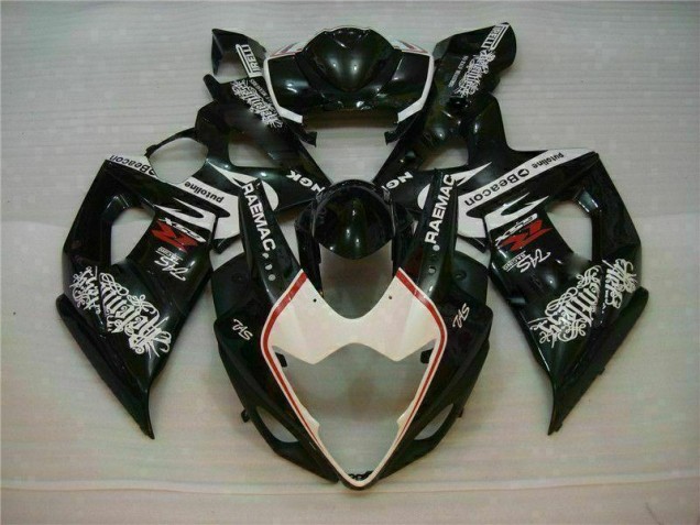 GSXR 1000 K5 05-06 Motorrad Verkleidung - Weiß Schwarz GSXR 1000 K5 05-06 Motorrad Verkleidung - Weiß Schwarz