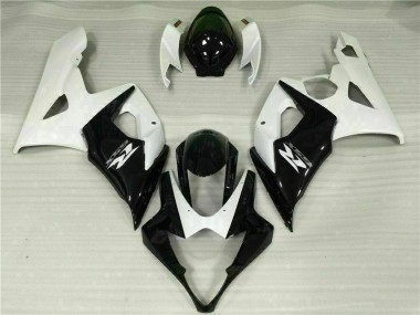GSXR 1000 K5 05-06 Motorrad Verkleidungen - Weiß Schwarz
