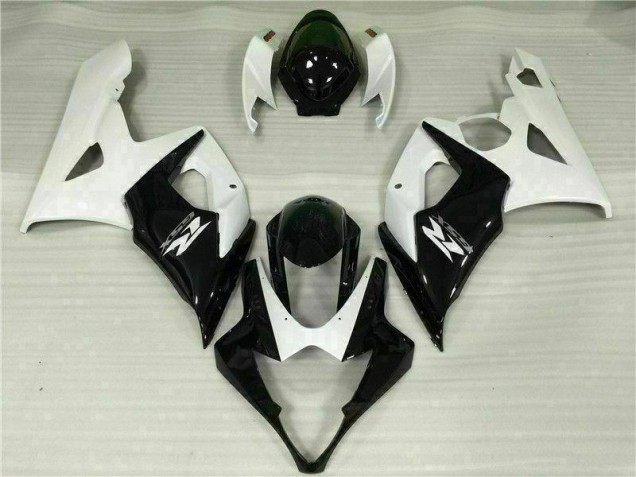 GSXR 1000 K5 05-06 Motorrad Verkleidungen - Weiß Schwarz GSXR 1000 K5 05-06 Motorrad Verkleidungen - Weiß Schwarz