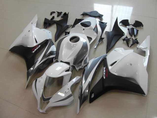 CBR 600 RR 09-12 Motorrad Verkleidungen - Weiß Schwarz Grau CBR 600 RR 09-12 Motorrad Verkleidungen - Weiß Schwarz Grau
