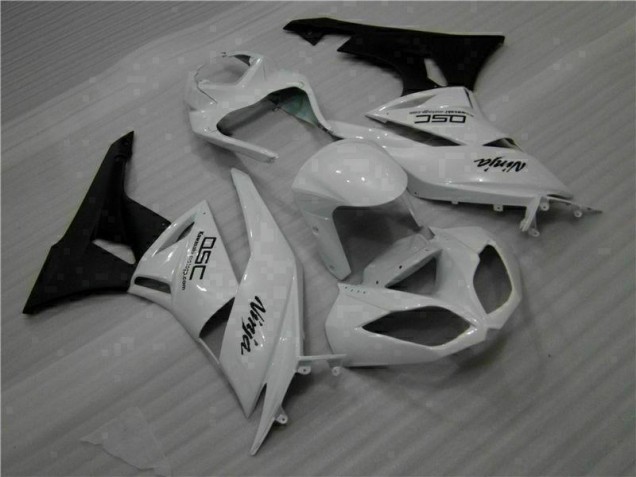 ZX6R 09-12 Motorrad Verkleidungen - Weiß Schwarz Ninja ZX6R 09-12 Motorrad Verkleidungen - Weiß Schwarz Ninja