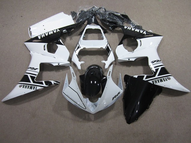 R6 03-05 Motorrad Verkleidungen - Weiß Schwarz R6 03-05 Motorrad Verkleidungen - Weiß Schwarz