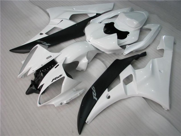 R6 06-07 Motorrad Verkleidungen - Weiß Schwarz R6 06-07 Motorrad Verkleidungen - Weiß Schwarz