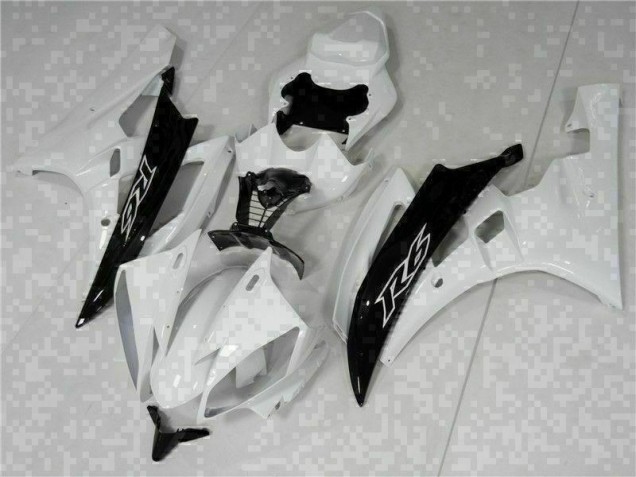 R6 06-07 Motorrad Verkleidungen & Plastik - Weiß Schwarz R6 06-07 Motorrad Verkleidungen & Plastik - Weiß Schwarz