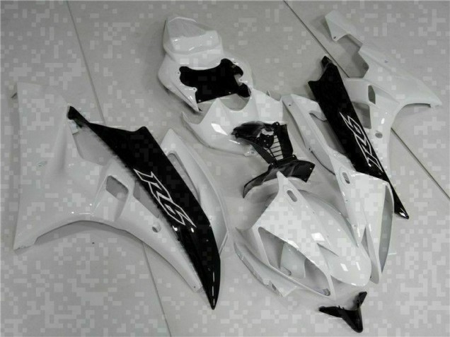 R6 06-07 Motorrad Verkleidungen & Plastik - Weiß Schwarz R6 06-07 Motorrad Verkleidungen & Plastik - Weiß Schwarz