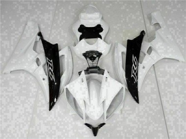 R6 06-07 Motorrad Verkleidungen & Plastik - Weiß Schwarz