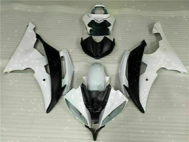R6 08-16 Motorrad Verkleidung & Plastik - Weiß Schwarz R6 08-16 Motorrad Verkleidung & Plastik - Weiß Schwarz