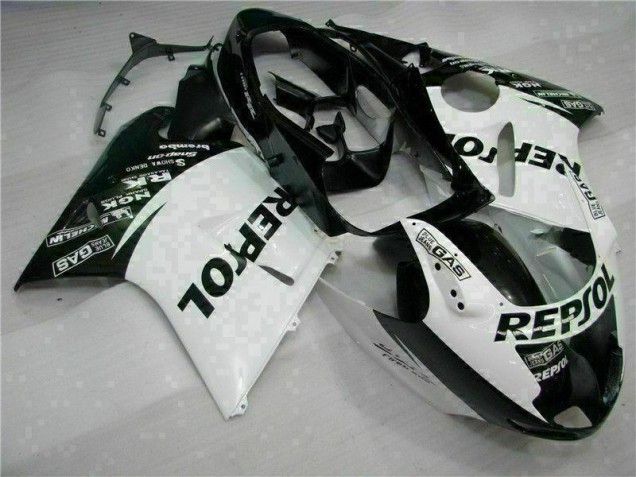 CBR 1100 XX 96-07 Motorrad Verkleidungen - Weiß Schwarz Repsol CBR 1100 XX 96-07 Motorrad Verkleidungen - Weiß Schwarz Repsol