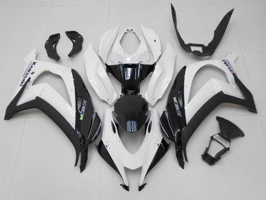 ZX10R 16-19 Motorrad Verkleidungen - Weiß Schwarz