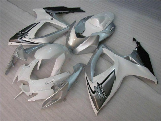 GSXR 600 / 750 K6 06-07 Motorrad Verkleidung - Weiß Silber GSXR 600 / 750 K6 06-07 Motorrad Verkleidung - Weiß Silber