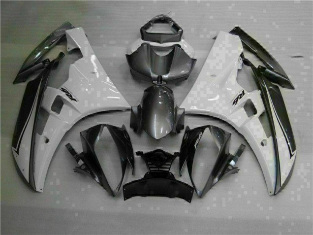 R6 06-07 Motorrad Verkleidungen - Weiß Silber R6 06-07 Motorrad Verkleidungen - Weiß Silber