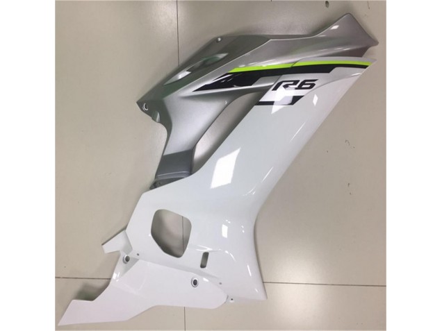 R6 17-23 Motorrad Verkleidungen - Weiß Silber R6 17-23 Motorrad Verkleidungen - Weiß Silber