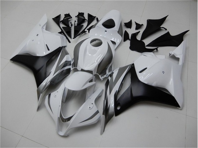 CBR 600 RR 09-12 Motorrad Verkleidungen - Weiß Silber Schwarz CBR 600 RR 09-12 Motorrad Verkleidungen - Weiß Silber Schwarz