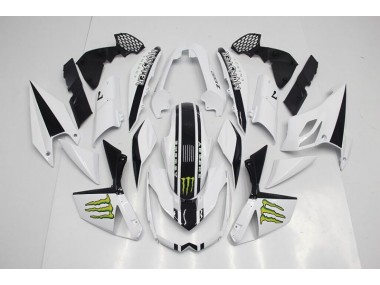 Z1000 07-09 Motorrad Verkleidung - Weiß