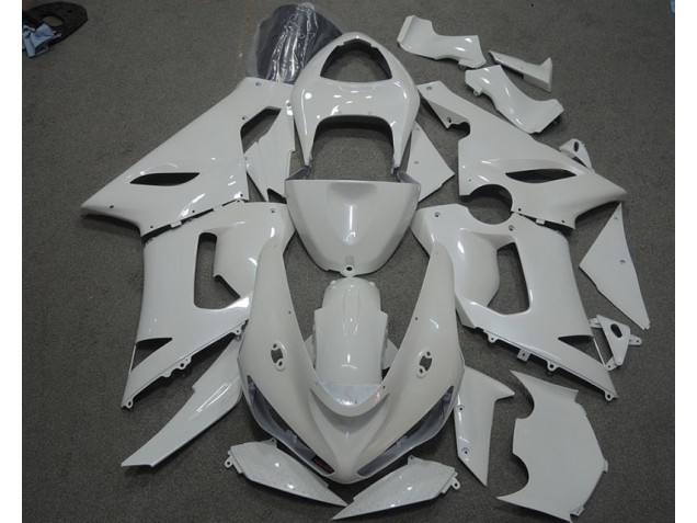 ZX6R 05-06 Motorrad Verkleidungen - Weiß ZX6R 05-06 Motorrad Verkleidungen - Weiß