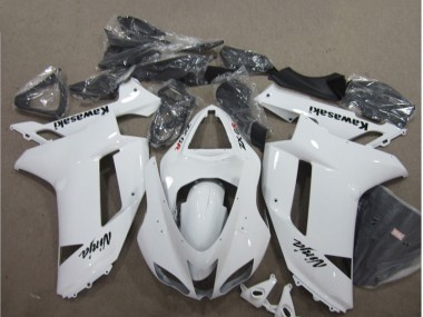 ZX6R 07-08 Motorrad Verkleidungen - Weiß